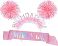 CIEHER Birthday Girl Headband Birthday Crown by CIEHER