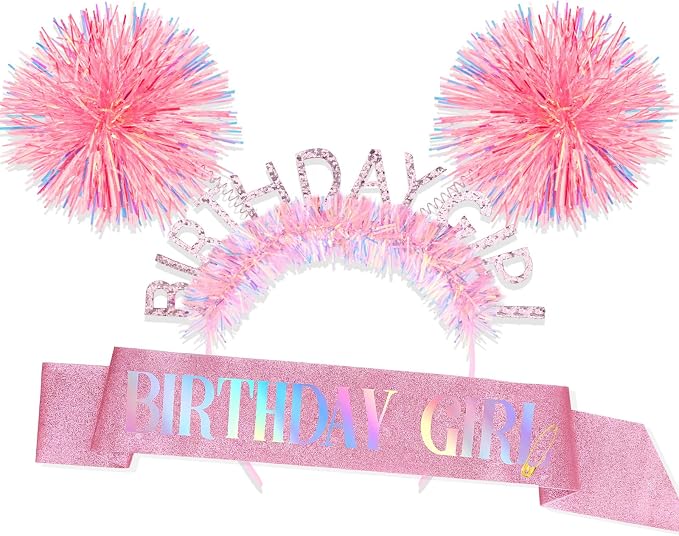 CIEHER Birthday Girl Headband Birthday Crown by CIEHER