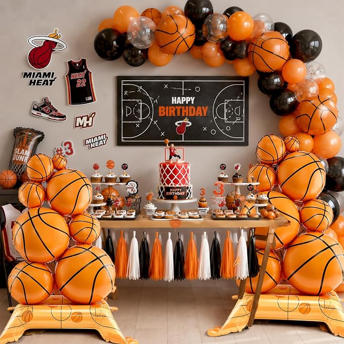 Giant Standing Basketball Balloons - Image 7