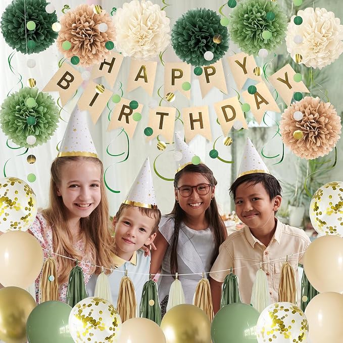 Green Birthday Party Decorations - Image 7