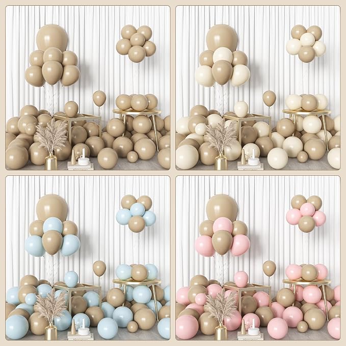 Amandir 153pcs Light Brown Balloons Arch Garland Kit Different Sizes | 18 12 10 - Image 4