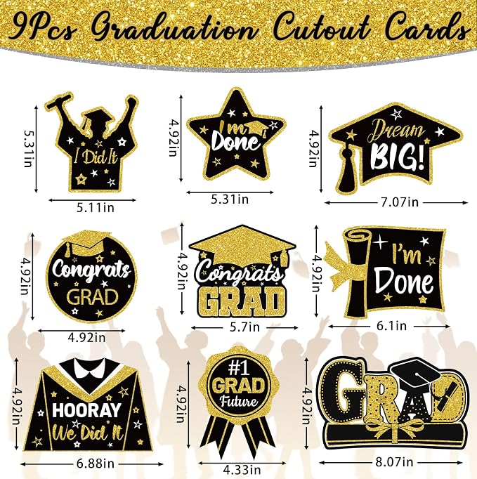Graduation Decorations 2026, Graduation Party Supplies & Class of 2026 Decor Kit - Image 3