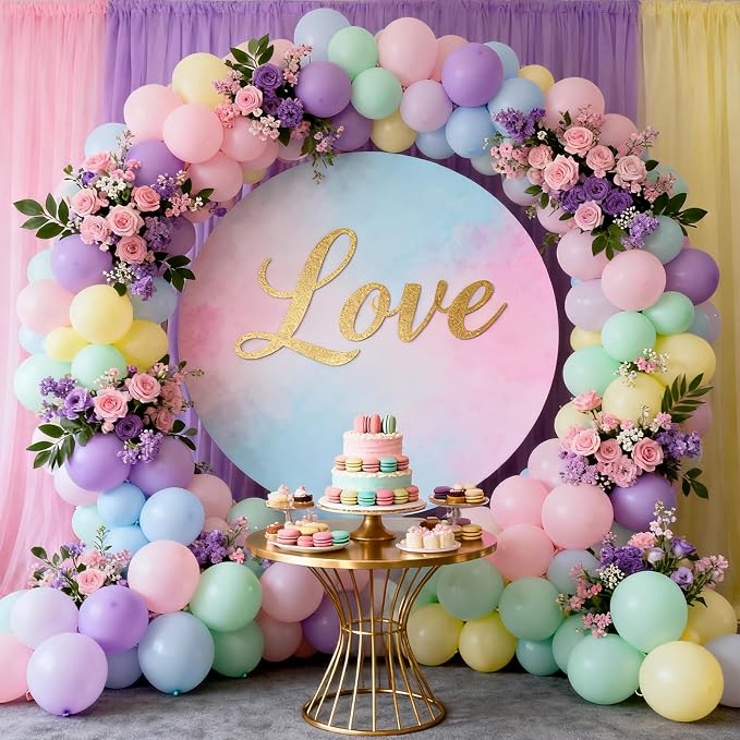 Patimate Pastel Balloons 100 Pack 12 Inch Round Macaron Color Balloons | Latex - Image 4