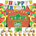 42Pack Sesame Friends Party decoration pack include Banner, Honeycomb by Frerand