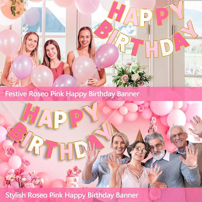 Pre-Strung Happy Birthday Banner - Image 7