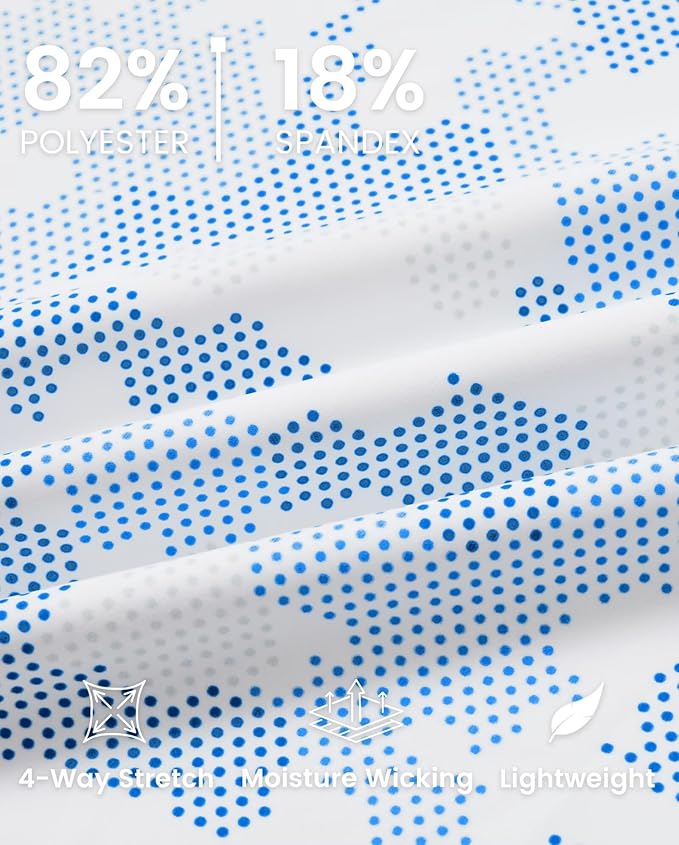 M MAELREG Quarter Zip Golf Pullover Men Dry Fit Long Sleeve Performance Wicking 1/4 Zip Full Print Pullover Mens Sweatshirt