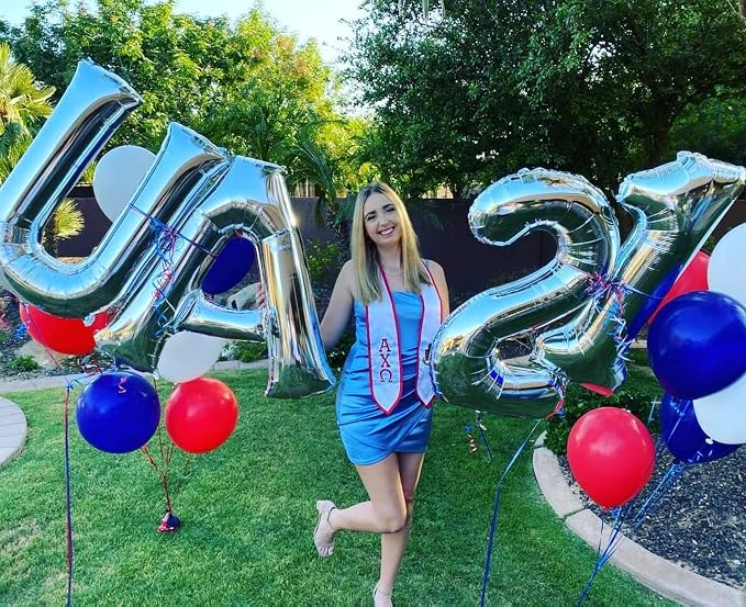 40 Inch Silver 21 Number Balloons Giant Jumbo Huge 12 or 21 Foil Mylar Helium - Image 3