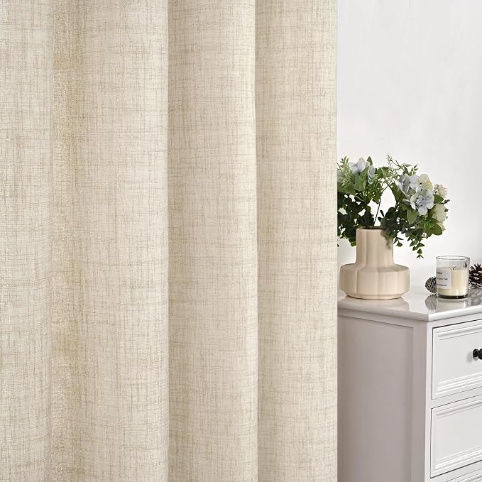 YoungsTex Linen Curtains 102 Inch Length - Image 7