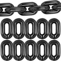 24 Pcs Chain Balloons, Giant Black Chain Balloons Garland, 16 inch Foil Chain by YOTHORN