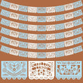 TaoBary 6 Pcs Papel Picado Mexican Wedding Cielito Lindo Party Decor 118 Feet by TaoBary