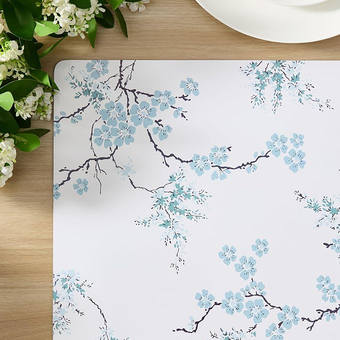 Laura Ashley Cork Placemats, 16 x 12-inch, Oriental Blossom | Ideal - Image 6