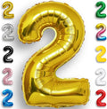 Gold Number Balloon 2 Mylar Foil Balloons 40 inch by Unknown