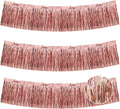 BEISHIDA Laser Rose Gold Fringe Garland Banner Wall Tinsel Foil Streamers | by Beishida