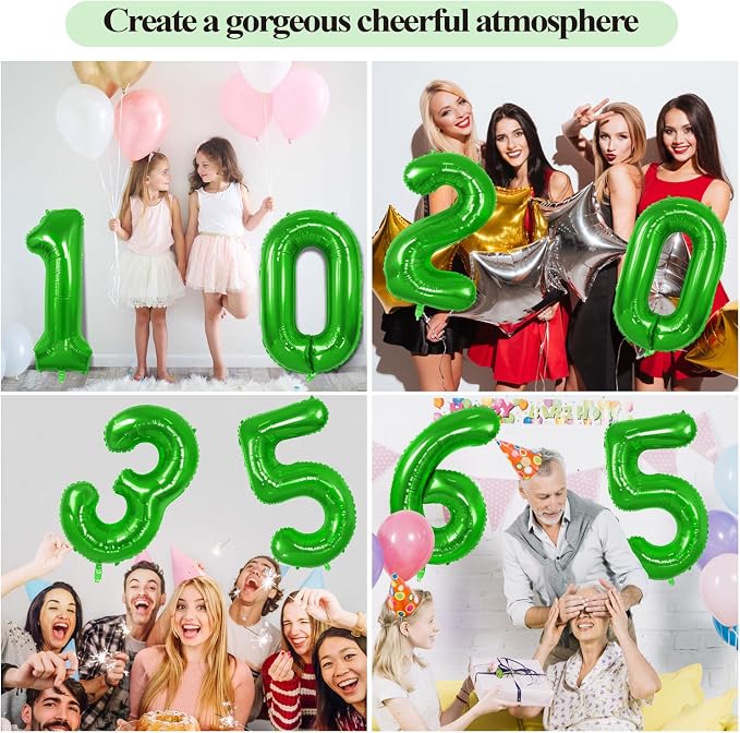 Number 100 Balloons for 100th Birthday Party Decorations, 0-100 Large No.100 - Image 7