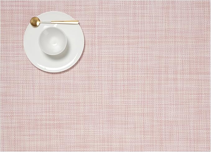 Chilewich Mini Basketweave Placemats, Woven Rectangle Placemats Set of 4 | Easy by Chilewich