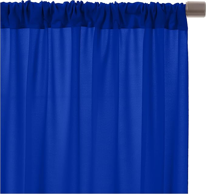 AK TRADING CO. 10 feet x 10 feet Polyester Backdrop Drapes Curtains Panels - Image 3