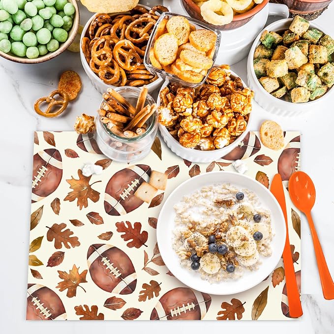 Disposable Fall Paper Placemats 50 Pcs - Image 3
