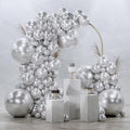 PartyWoo Silver Balloons 145pcs Different Sizes of 18 12 10 5 Inch | Balloons by PartyWoo