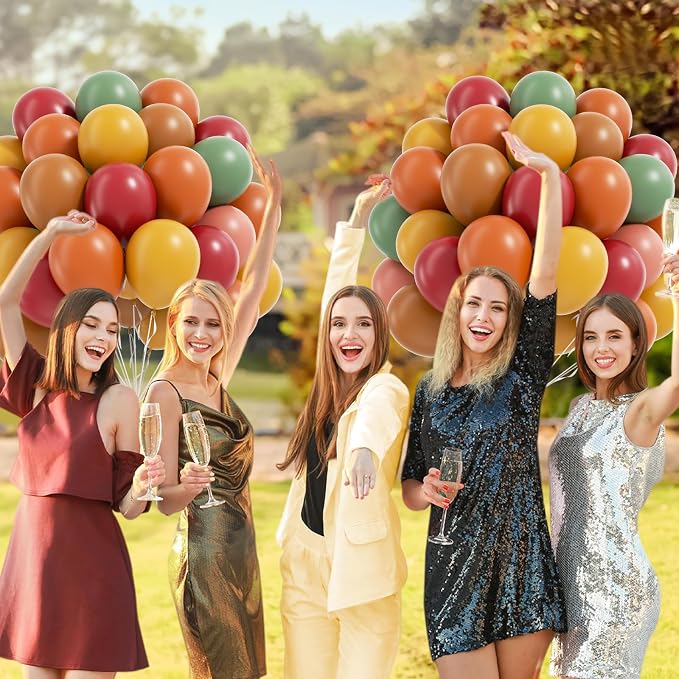 60pcs Fall Balloons, Thanksgiving Balloons 12inch - Image 4
