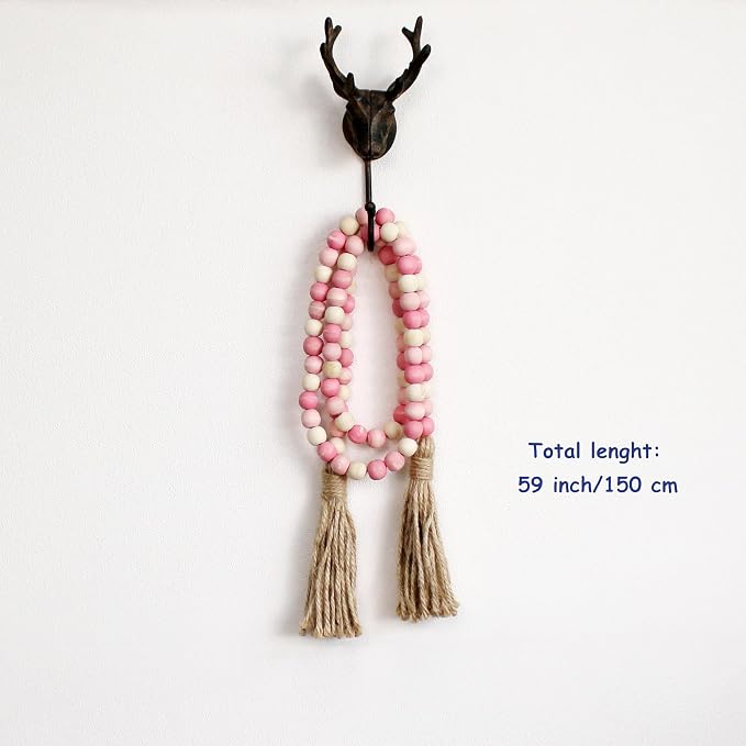 CVHOMEDECO. Wood Beads Garland - Image 6