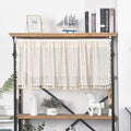 Sutuo Home Boho Sheer Curtain Valance Crochet Lace by SutuoHome