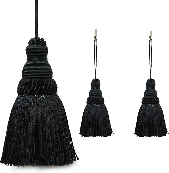 2Pcs Colorful Tassel Key Tassels DIY Accessories | 9.5 Inch Tassels by fenghuangwu