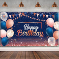 Tatuo Happy Birthday Decorations Backdrop Banner by Tatuo