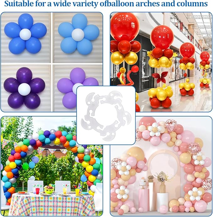 50PCS Balloon Arch Clips，Plastic Balloon Clips - Image 6