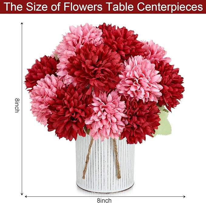 6 Set Pre-Made Flower Table Centerpieces - Image 2