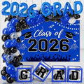 Graduation Decorations 2026, Balloon Arch Kit and Backdrop by QIFU