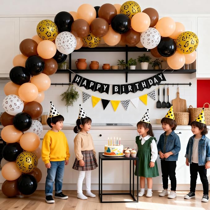 Fall Boho Cheetah Print Balloons - Image 5