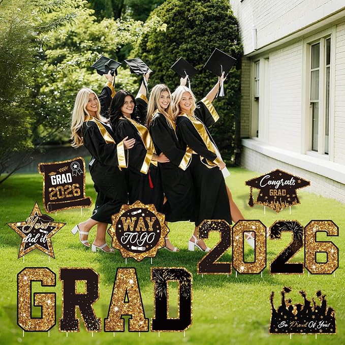 Graduation Yard Signs Class of 2026 Decorations, 2026 Sign - Image 4