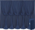 10 Panels Navy Blue Backdrop Curtains by Tao-GePartyDecorations