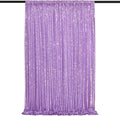 Lavender Sequin Backdrop Curtains-1 Panel 5FTx8FT Light Purple Backdrop by SoarDream