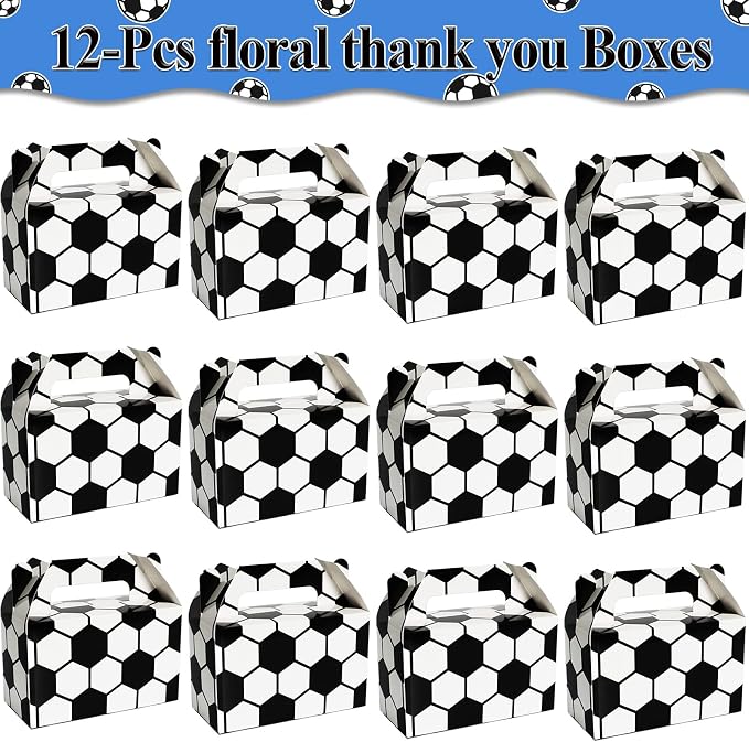 24 Pack Soccer Party Favor Treat Boxes - Image 3