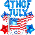 29 Pcs 4th of July Balloons, Independence Day Decorations Balloon, American by Unknown