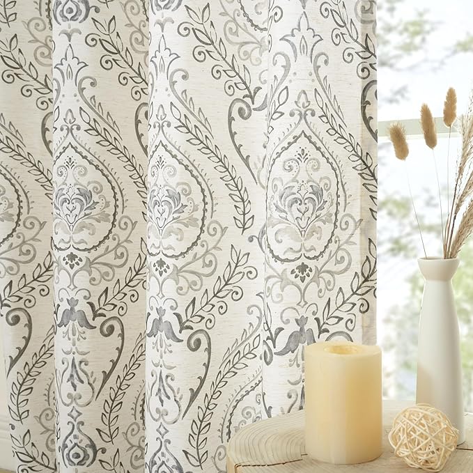 Cafe Linen Curtains 45 inch Length - Image 2
