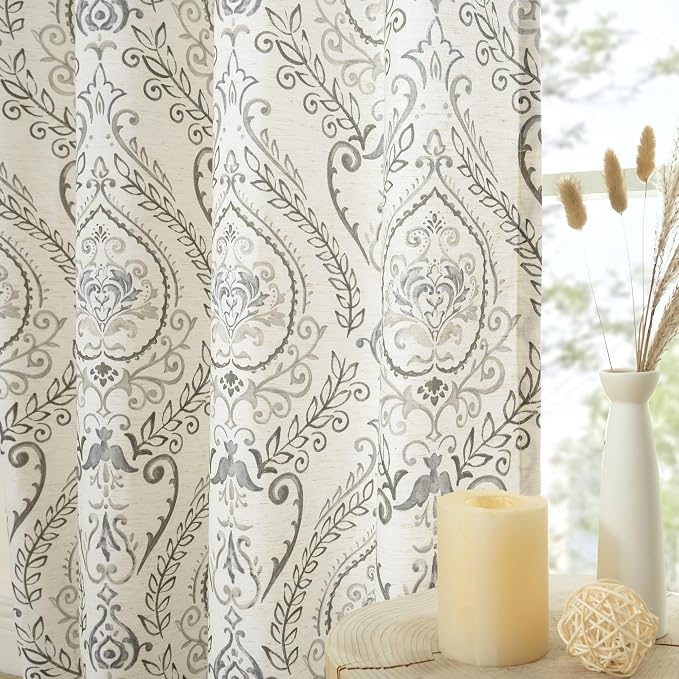 Linen Curtains for Living Room by LAMIT