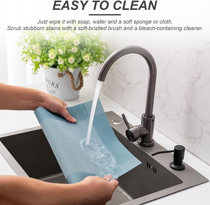 Placemats Set of 4 Washable Indoor | Outdoor Vinyl Place Mats - Image 3