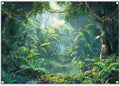 Fabric 7x5ft Jungle Forest Photography Backdrop Rainforest Banner | Tropical by ZTHMOEBACKDROP
