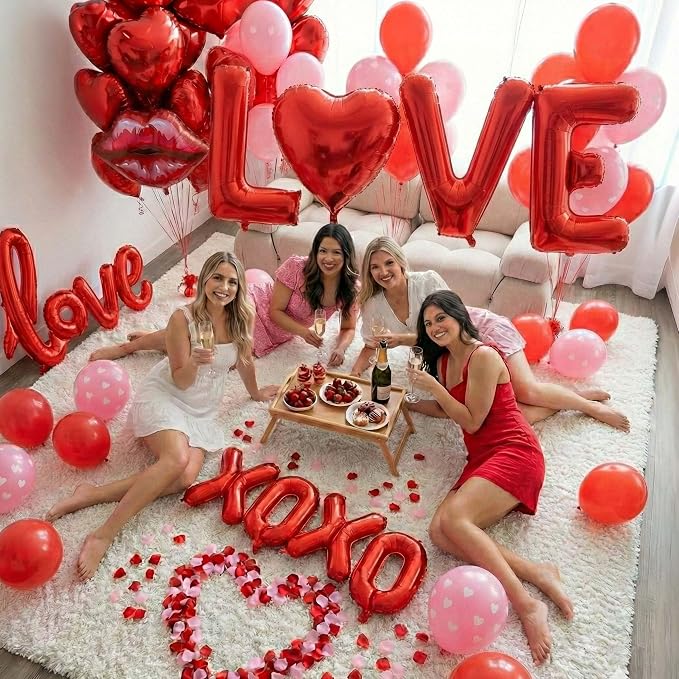 Valentine's day Balloon Garland kit 125Pcs Valentines Day Balloon Arch - Image 3