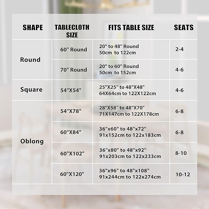 sancua 2 Pack Beige Tablecloth 60 x 84 Inch, Rectangle 4 Feet Table Cloth - Stain and Wrinkle Resistant Washable Polyester Table Cover for Dining Tables, Buffet Parties and Camping