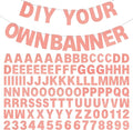 DIY Banner Kit with Letters Glitter Banner Letters Customizable Birthday by mifengda