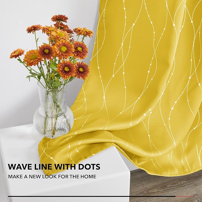 Deconovo Blackout Back Tab Curtains - Image 5
