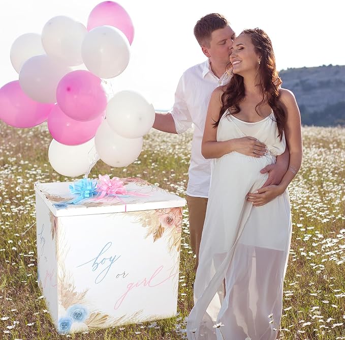 AmazingSpark 28in Giant Gender Reveal Gift Box - Image 6