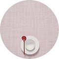 Chilewich Mini Basketweave Placemats, Round Woven Placemats Set of 4 | Reusable by Chilewich