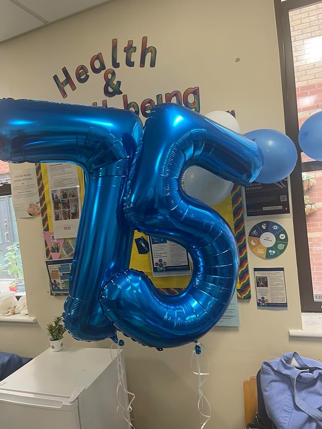 Blue Number 5 Balloon 40 Inch - Image 7