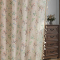 ENJOYBRIDAL Boho Floral Semi Sheer Curtains 96 Inch Length 4 Panels, Farmhouse by ENJOYBRIDAL