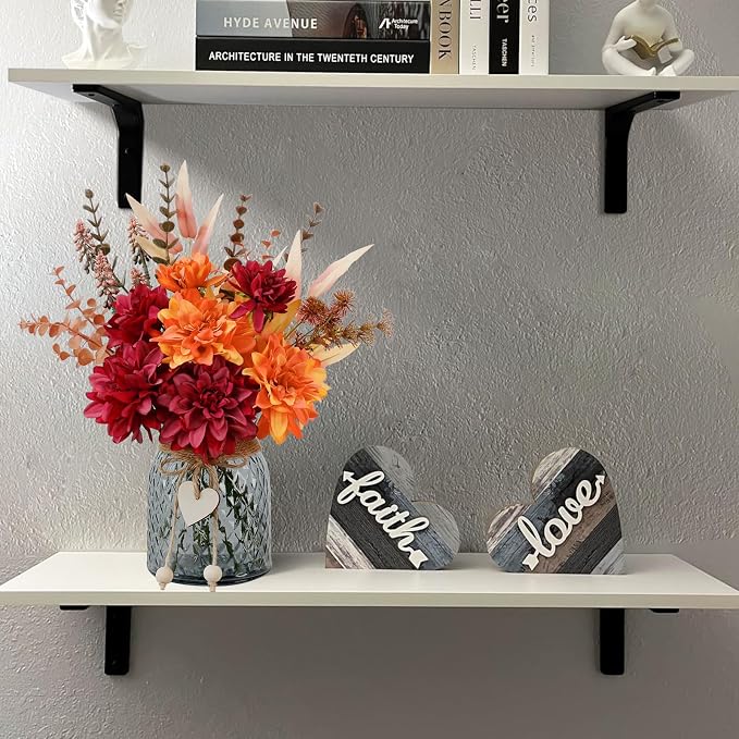Leftover Fake Fall Flowers in Vase, Faux Flowers in Vase, Fall Floral - Image 6