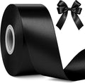 30Yards 1 1/2In Black Satin Ribbon by Fullive